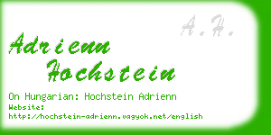 adrienn hochstein business card